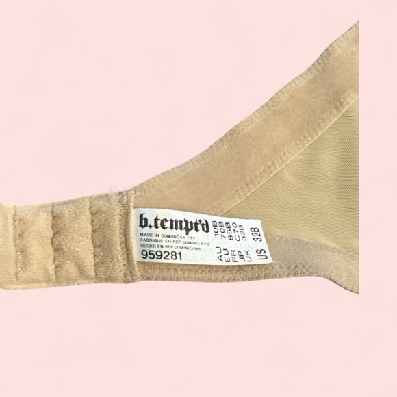 B.tempt’d by Wacoal Women’s Beige Strapless Bustier Bra, Size 32B, NWT - Picture 4 of 5